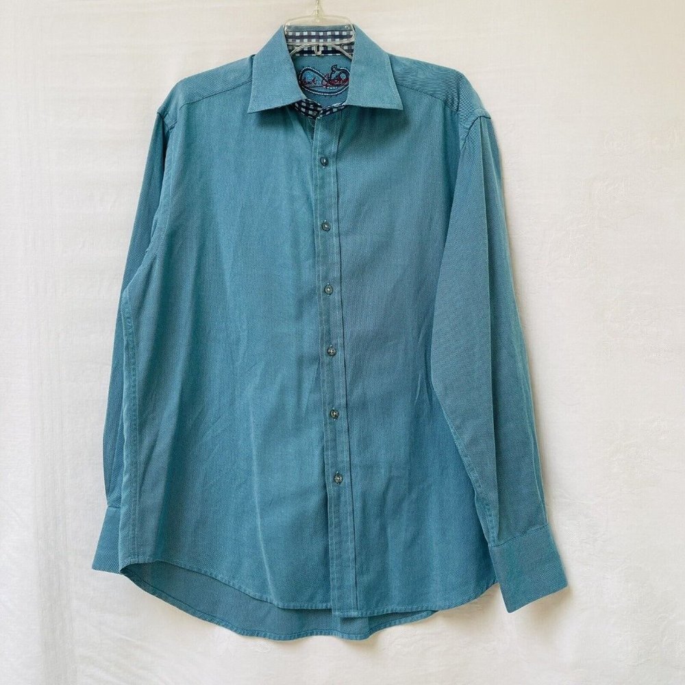 Robert Graham Long Sleeves Button Shirt Mens Large Casual Career Party Travel